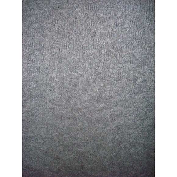 NWT New Womens OS 1X 2X 3X Wrap Plus 100% Cashmere Cape Cardigan Sweater Gray Dk - Picture 4 of 5